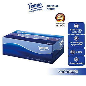 [COMBO 2 HỘP] Khăn giấy rút cao cấp Tempo - 4 lớp bền dai, an toàn cho da - Thương hiệu Đức