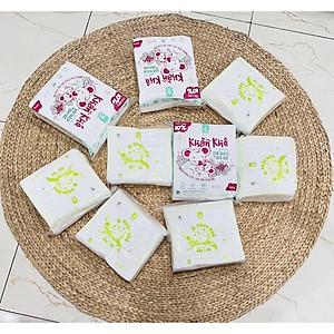 Khăn vải khô đa năng Mipbi 300G,600G,900 G vệ sinh cho em bé (15*20cm)