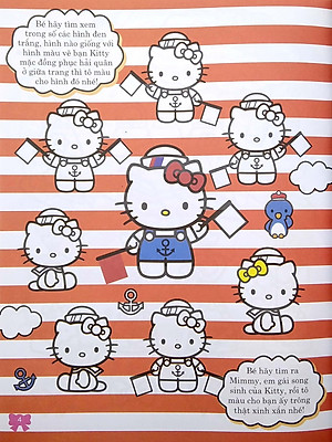 Bộ 4 Cuốn Hello Kitty- Sách Tô Màu: Rèn Luyện Khả Năng Cho