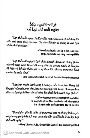 Sách Lợi Thế Mỗi Ngày - 35 Mẹo Đơn Giản Để Nâng Cao Hiệu Quả Trong Công Việc (Tái Bản)