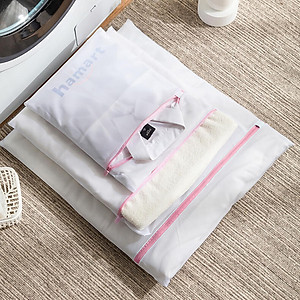 Túi Giặt Áo Ngực Quần Lót Lưới Khoá Kéo Cố Định 15CM Phân Loại Chống Rối Quần Áo Có Lỗ Treo