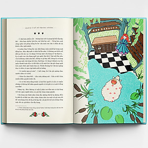 Sách Alice ở xứ sở diệu kì và Alice ở xứ sở trong gương (Bìa cứng)