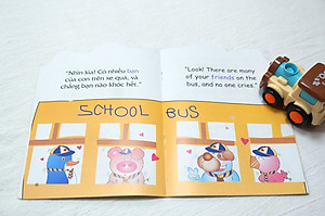 Bộ 12 Truyện tranh song ngữ Việt Anh rèn thói quen tốt cho bé - Đinh Tị - thích hợp bé 3-12 tuổi