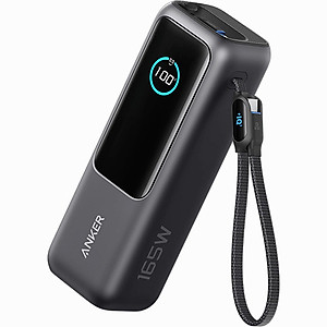 Sạc dự phòng Anker Zolo Power Bank High-Power Multi Device USB-C 165W 25000mAh A1695 - Hàng chính hãng