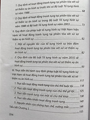 Hoạt Động Tranh Tụng Tại Phiên Tòa Xét Xử Sơ Thẩm Vụ Án Hình Sự