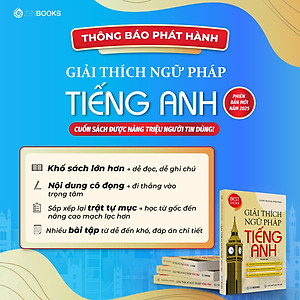 Sách - Giải Thích Ngữ Pháp Tiếng Anh (Ấn Phẩm Mới)