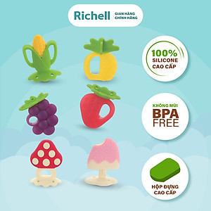 Gặm nướu silicone cho bé Richell Nhật Bản | Baby