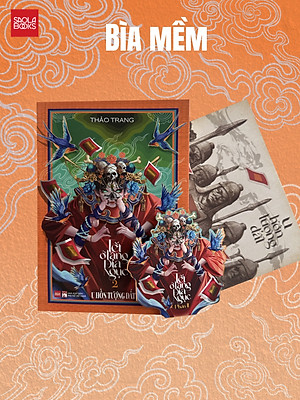 Sách - Tết Ở Làng Địa Ngục Phần 2 - U Hồn Tượng Đất - Saola Books - Thảo Trang - Bìa mềm - Bookmark giấy - Bookmark bế hình - thiệp lớn (random 1 trong 2 màu)