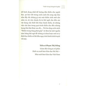 Sách Thiền Trong Từng Phút Giây