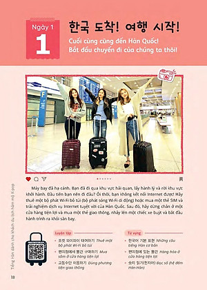 Sách Tiếng Hàn Dành Cho Khách Du Lịch Hâm Mộ K-POP (Kèm file MP3)