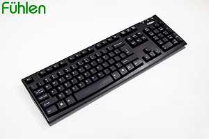 Bàn phím không dây Gaming/ Văn phòng Fuhlen L411w- Tuổi thọ 20 triệu lần nhấn, BH 2 năm,Tặng kèm pin- Hàng chính hãng