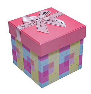 Hộp quà Vuông Phượng Hoàng V017 - 10 x 10 x 10 cm - Giao mẫu ngẫu nhiên