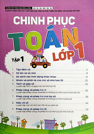 Tủ Sách Tư Duy Toán Học HQ - Chinh Phục Toán Lớp 1 Tập 1