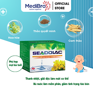 SEADOLAC HỖ TRỢ NHUẬN TRÀNG TỰ NHIÊN CHO TRẺ EM VÀ NGƯỜI LỚN hộp 30 gói/2g