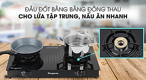 Bếp Gas Dương Đôi Kangaroo KG8G1C - Hàng Chính Hãng