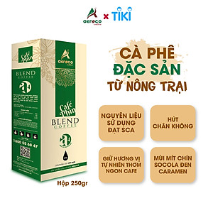 Đặc Sản Buôn Mê Thuột - Cà Phê Đặc Sản Aeroco A4, Hộp 250G, Pha Phin, Nguyên Chất 100% Rang Mộc Hậu Vị Ngọt Thơm Quyến Rũ