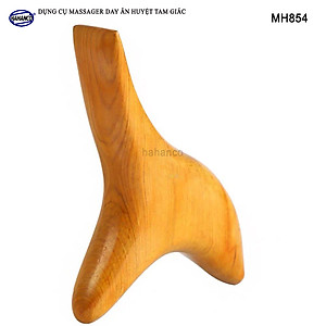 Dụng Cụ day ấn Huyệt Mát xa tam giác Gỗ thơm (MH854) Hỗ trợ điều trị bệnh xương khớp - chăm sóc sức khỏe