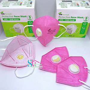 Khẩu trang N95 trẻ em có van thở SHB promask ,  Khẩu trang KN95 em bé 4 lớp kháng khuẩn chuẩn FFP2