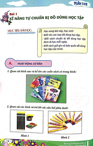 Sách Thực Hành Kĩ Năng Sống Lớp 1