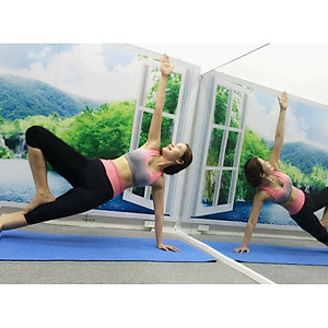 Thảm Tập YOGA Chống Trượt Tập GYM Tại Nhà Tập Thể Dục Chất Liệu Tpe 2 Lớp Chống Trơn Cao Cấp Chính Hãng Amalife