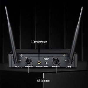 Takstar TS-3310UH - Micro Không Dây UHF Cho Phòng Học, Văn Phòng, Sân Khấu, Karaoke Gia Đình, Phạm Vi 100m - Hàng Chính Hãng