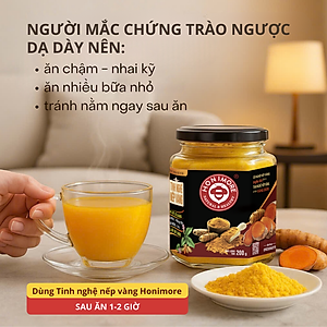 Combo 3 hũ Tinh nghệ nếp vàng Honimore 200g/hũ