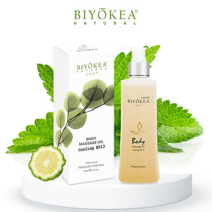 Dầu Massage Body Biyokea - Cooling B013 (Làm mát) - 200ml
