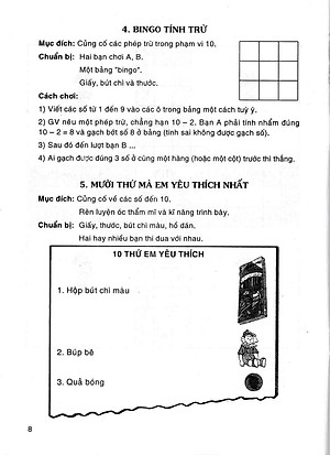 Sách 72 Trò Chơi Toán Lớp 1 (Tái Bản)