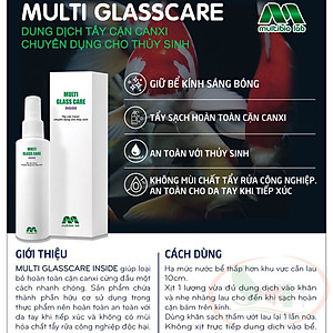 Tẩy cặn canxi Multi Glass Care Inside vệ sinh hồ cặn bám kính bể cá tép thủy sinh