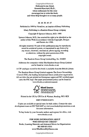 Sách Who Moved My Cheese? - Ai Lấy Miếng Pho Mát Của Tôi