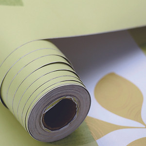 Giấy dán tường Sọc Xanh Lá Phong Cách Hàn Quốc Khổ 10M WP0422 HPMWallpaper