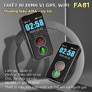 Định vị GPS không dây Thông minh FA81 Dành cho Trẻ em, Học sinh, Người già, Hàng hóa, Ô tô, Xe máy Hàng nhập khẩu