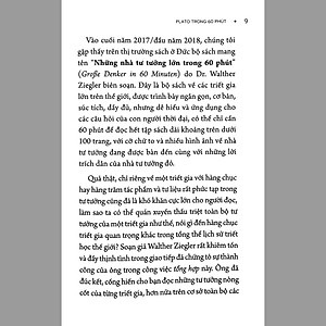 Sách Những Nhà Tư Tưởng Lớn - Plato Trong 60 Phút