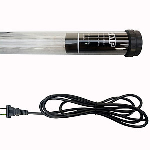 Đèn UV 9W Bóng Kép cao cấp, diệt tảo, diệt  khuẩn cho bể cá, hồ cá, hồ thủy sinh siêu sạch UV FORT DI (  Trắng)