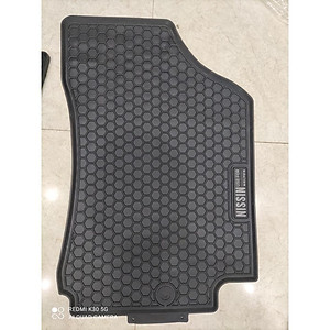 Thảm lót sàn xe Kia Seltos 2020-2023 mẫu tổ ong chữ trắng - hàng không mùi , cao su đúc, vừa form xe