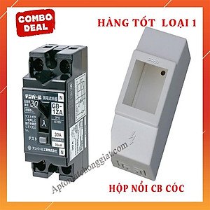 Aptomat chống giật - CB chống dòng dò Nội địa Nhật - 30A 15mA - Siêu nhạy - Siêu An toàn