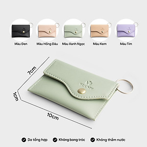 Ví Yuumy ( Thời trang nữ đựng namecard đa năng - Móc khóa da Seasand YMK24 )