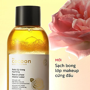Nước tẩy trang hoa hồng Cocoon 310ml