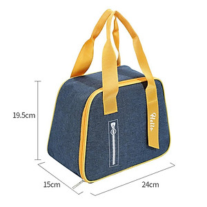 Túi Đựng Hộp Cơm Giữ Nhiệt Cao CấpHELLO – Túi Xách Đựng Cơm Trưa Văn Phòng, Chống Thấm, Nhẹ Gọn 24x15x19.5cm -HÀNG CHÍNH HÃNG MINIIN