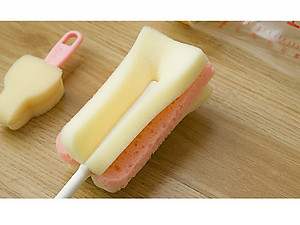 Dụng cụ cọ rửa bình sữa có đầu mút mềm Kokubo - Nội địa Nhật Bản