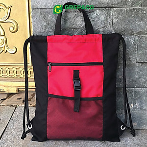 Balo Túi Dây Rút Grepaco Vải Dù Bố Canvas Cao Cấp Chống Thấm Nước Mềm Mịn Phong Cách Thời Trang Hàn Quốc Unisex Nam Nữ Đi Học, Chơi, Du Lịch - Hàng Chính Hãng
