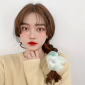 Dây buộc tóc Scrunchies hologram blink blink HD38