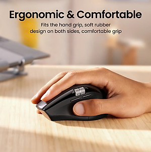 Chuột không dây Ugreen 45792 Bluetooth 5.4 & Wireless 2.4GHz 5000DPI 5 cấp độ - Hàng chính hãng