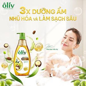 DẦU TẮM OLIV 3X DƯỠNG ẨM 650ML/1L