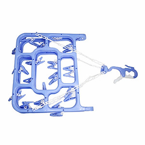 Móc xếp thông minh 32 kẹp Chấn Thuận Thành - móc chùm chữ nhật, phơi quần áo, tất vớ có thể gấp gọn, đa năng, tiện lợi MTXL20 (giao màu ngẫu nhiên)