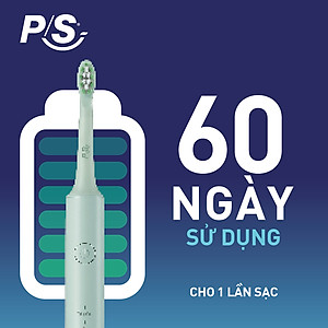 Bộ bàn Chải Điện P/S Sonic Expert Chuyên Gia Sóng Âm - Công Nghệ Sóng Âm, Chải Sạch Mảng Bám Tới 8X - Xanh Mint