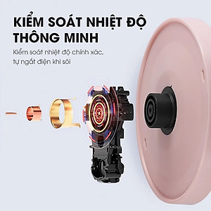 Ấm Siêu Tốc 2 Lớp Cuckoo Anh Lam Store - Ấm Đun Nước Siêu Tốc Công Suất Lớn 1500W Dung Tích 2.5L - Hàng Chính Hãng Loại 1