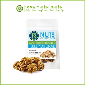 [COMBO] 2 Túi 500G Nhân Hạt Óc Chó Vàng Real Food Làm Sữa Hạt & Làm Snack Giàu Omega-3, Tốt Cho Não & Tim