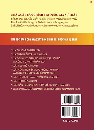 Luật trật tự, an toàn giao thông đường bộ năm 2024 - bản in 2024