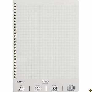 Ruột sổ Caro Klong A4 - 100 tờ; MS: 556
